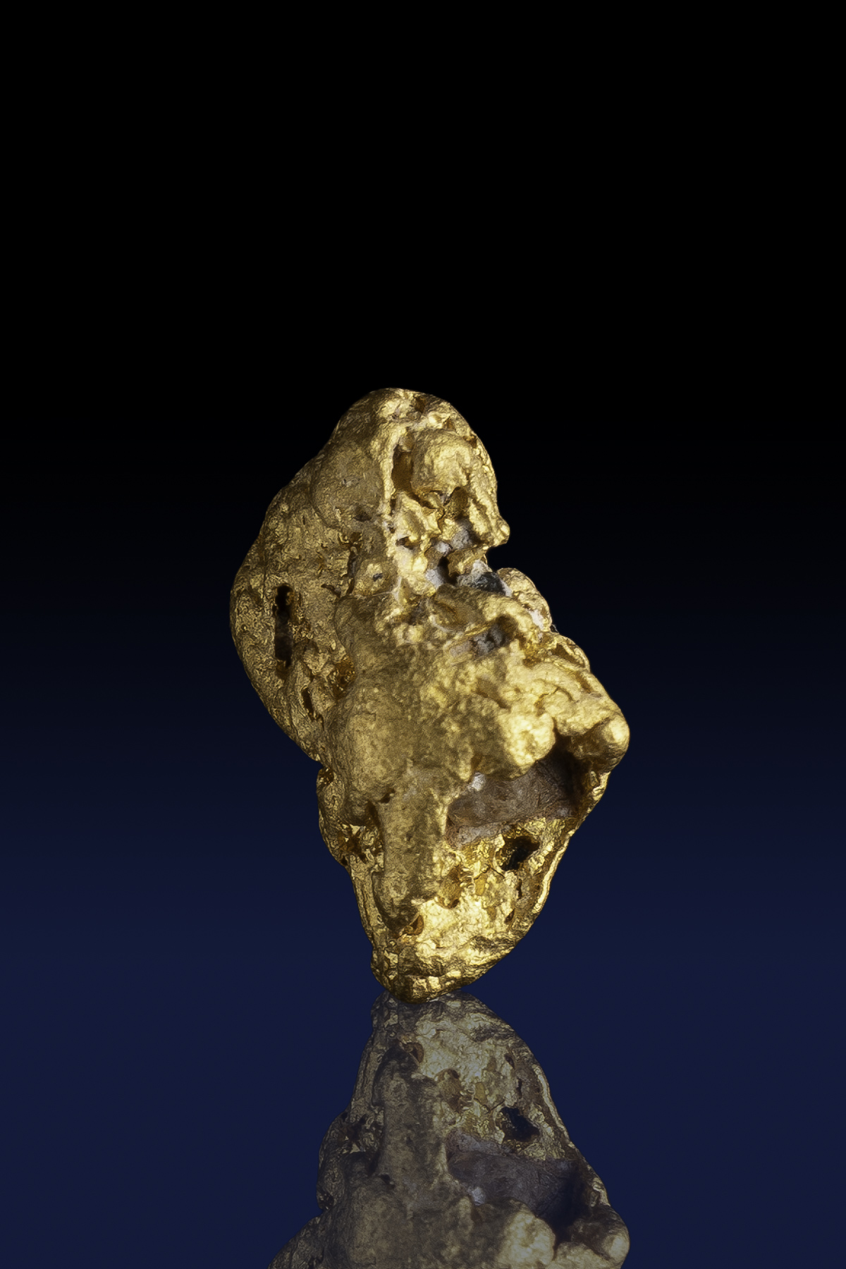 Chunky, Brilliant Natural Gold Nugget - Australia - 2.10 grams (image for) Chunky, Brilliant Natural Gold Nugget - Australia - 2.10 grams